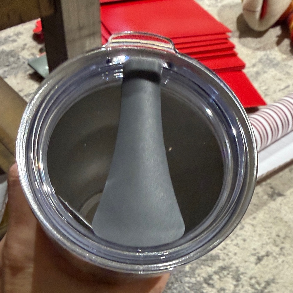 Pure Barre Silver Tumbler with Black Logo NIB - Picture 3 of 3